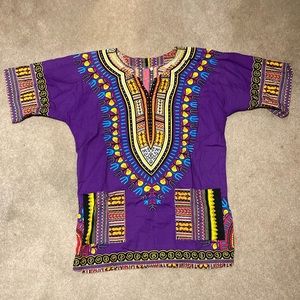 Purple Dashiki from South Africa (Cotton)